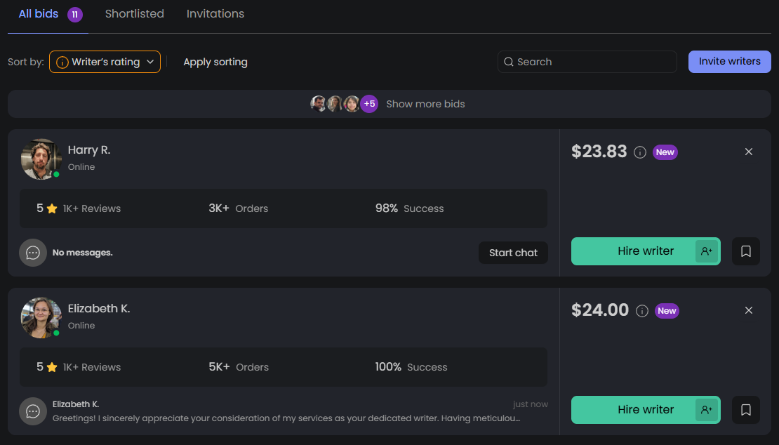 SaveMyGrade ordering process